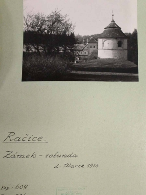 Zámek Račice - 1913 rotunda
