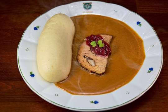 polední menu na Zámku Račice