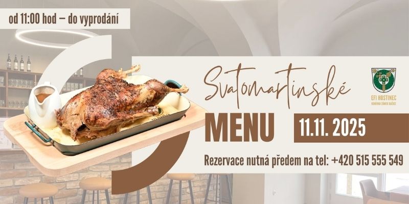 Svatomartinská husa - 2025 - Zámek Račice