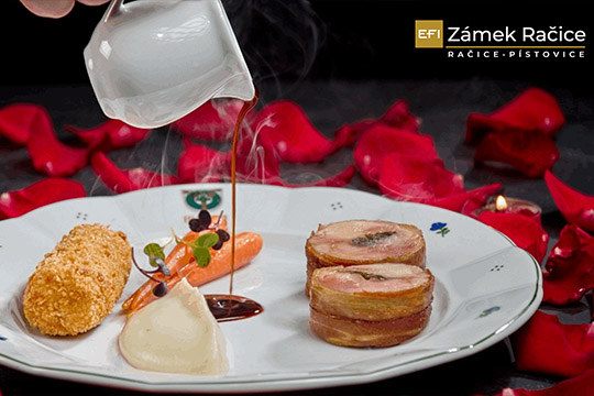 Zámek Račice - Valentýnská večeře