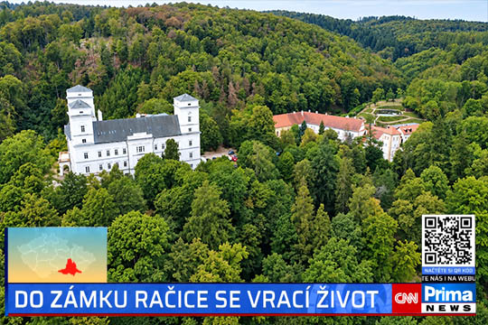 Zámek Račice v reportáži Prima Česko