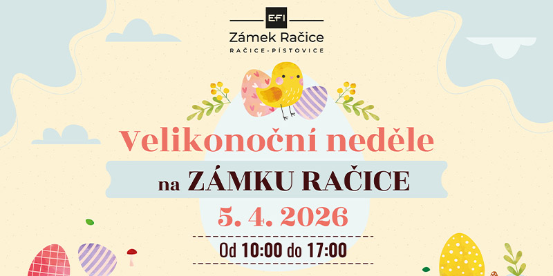 polední menu na Zámku Račice