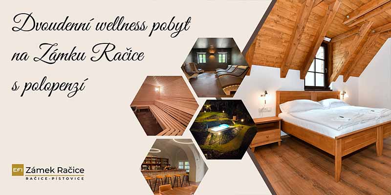 Two-day wellness stay with half board - Zámek Račice